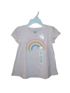 Jumping Beans Toddler Softest Tee Rainbow Dots Size 24M